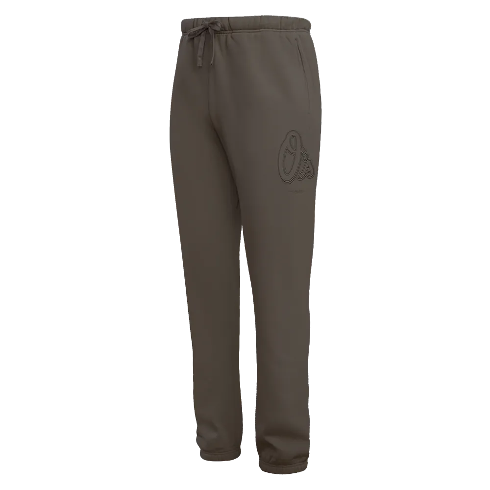 MLB BALTIMORE ORIOLES NEUTRAL MEN'S SWEATPANT (DARK TAUPE)