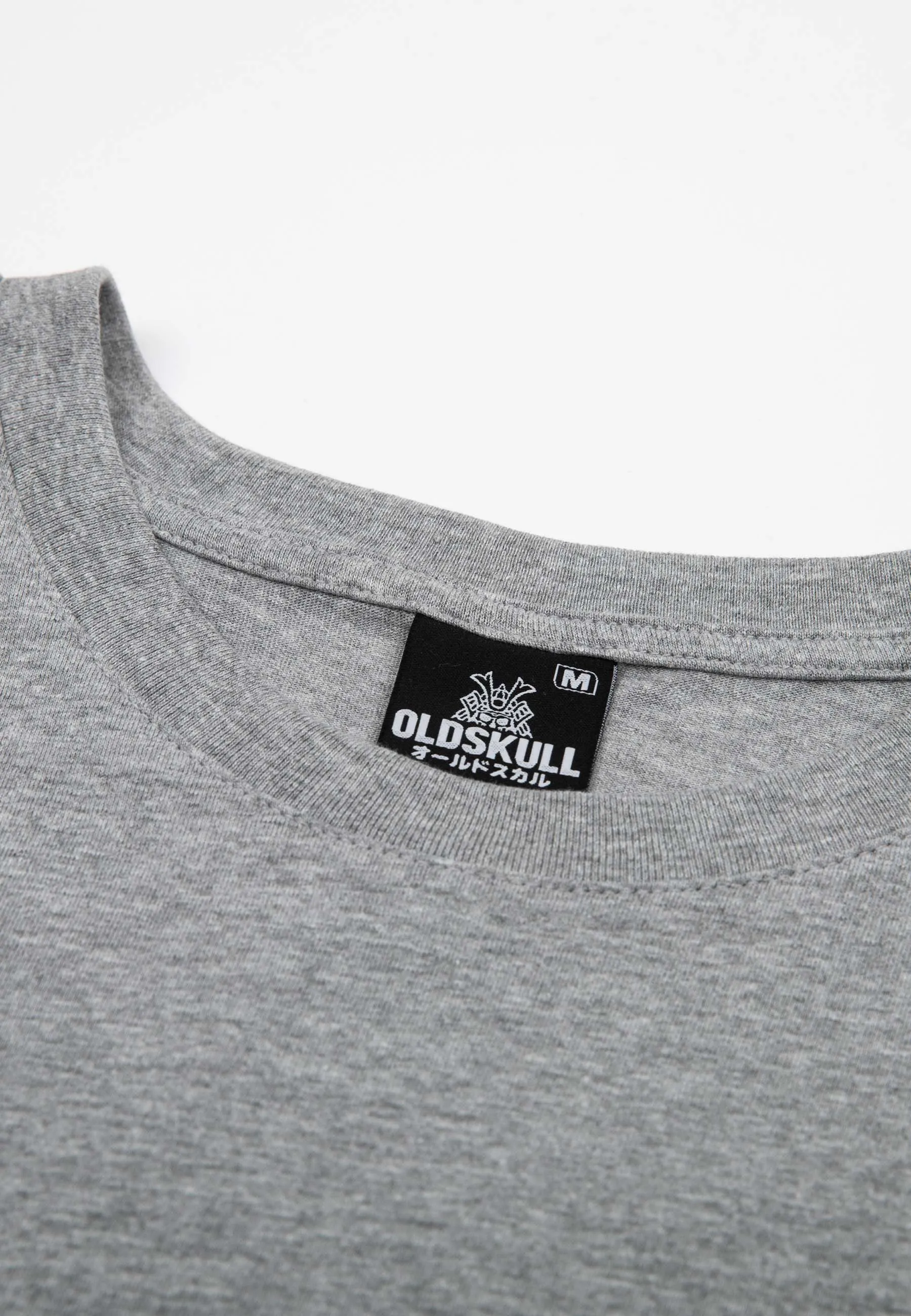 Oni Orgy Backprint T-Shirt Heather Grey