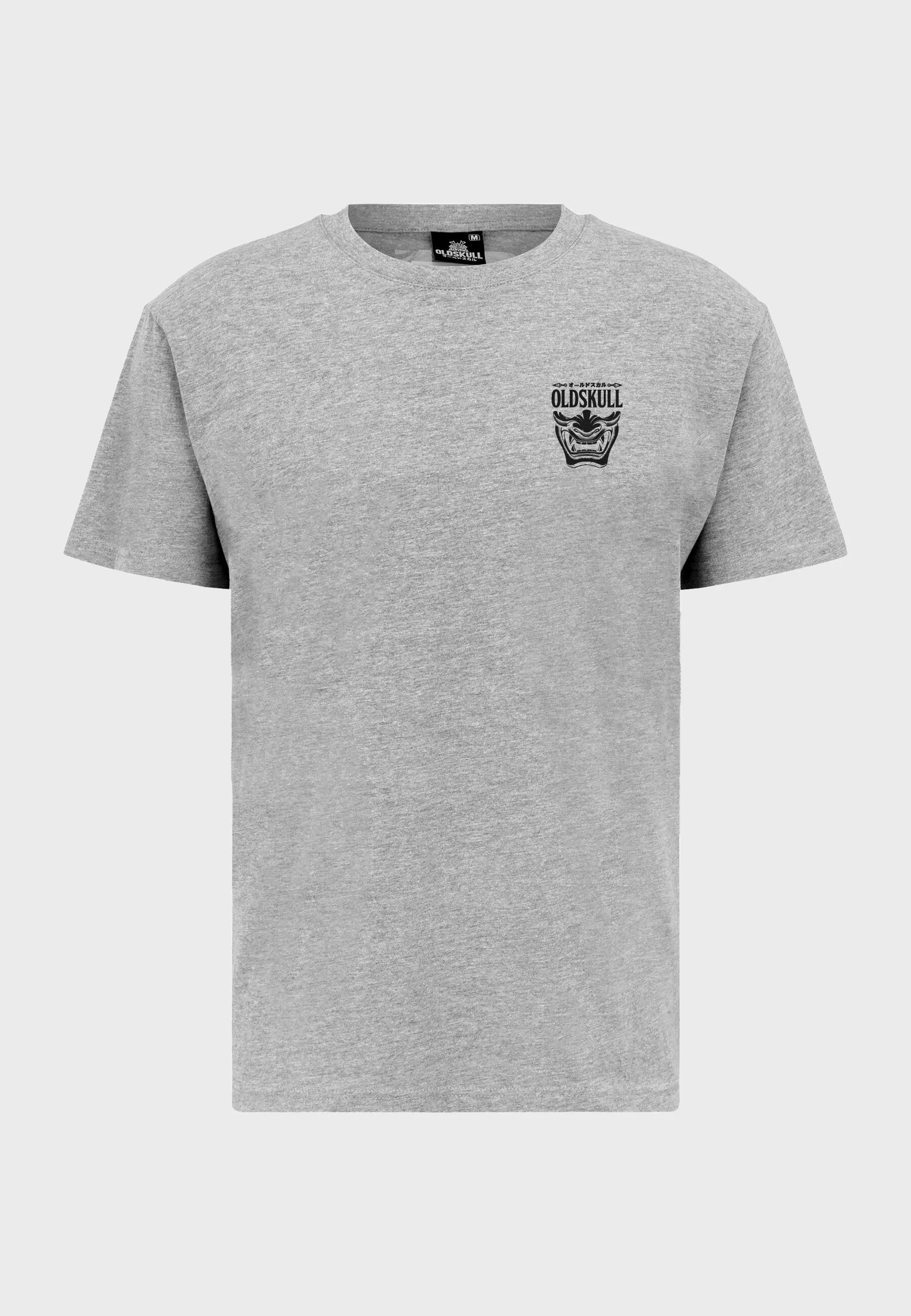 Oni Orgy Backprint T-Shirt Heather Grey