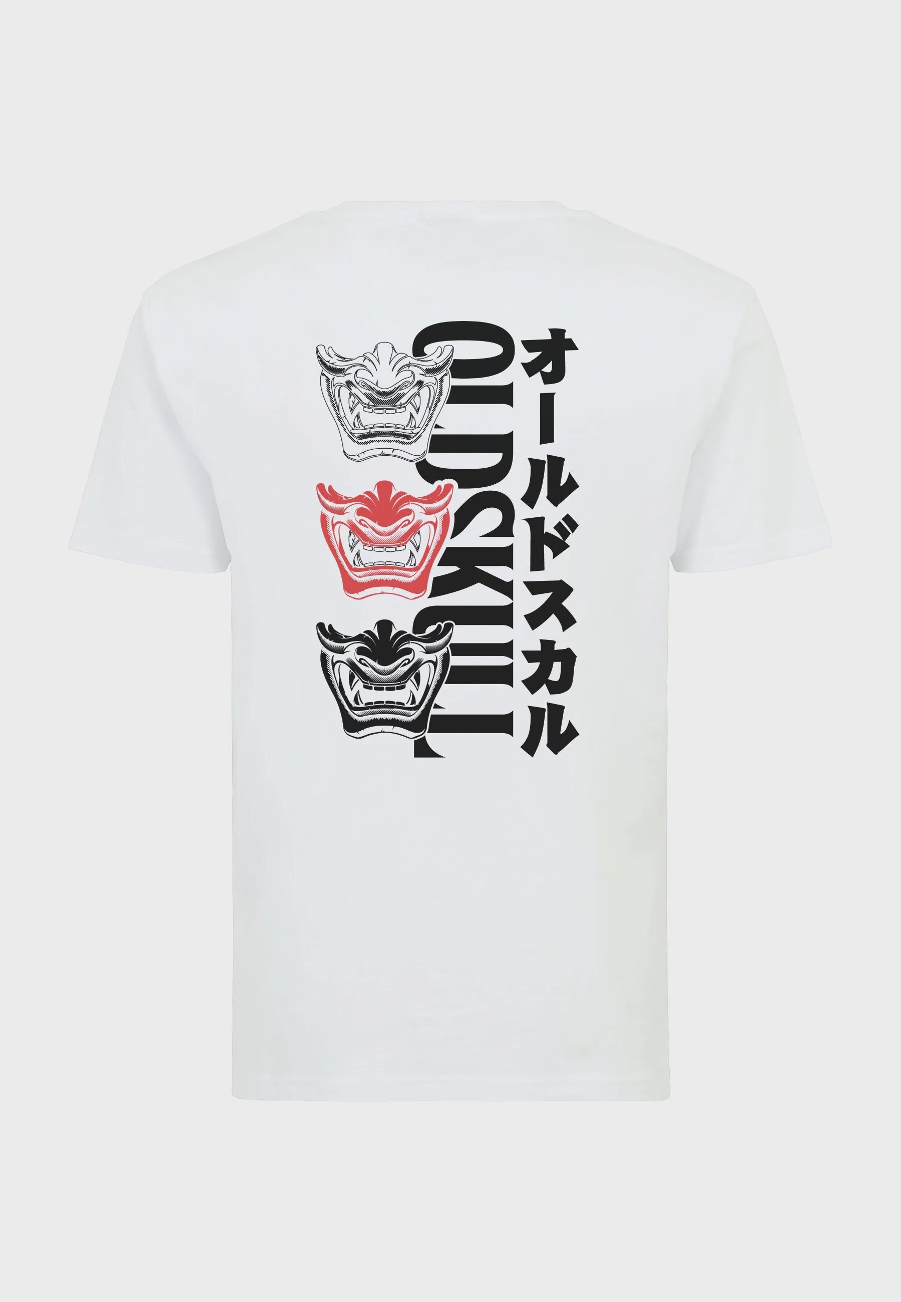 Oni Orgy Backprint T-Shirt White