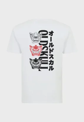 Oni Orgy Backprint T-Shirt White