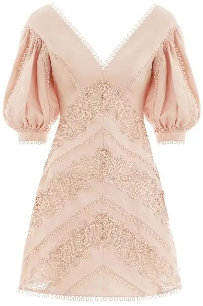 'Painted Heart' Chevron Dress, Pink