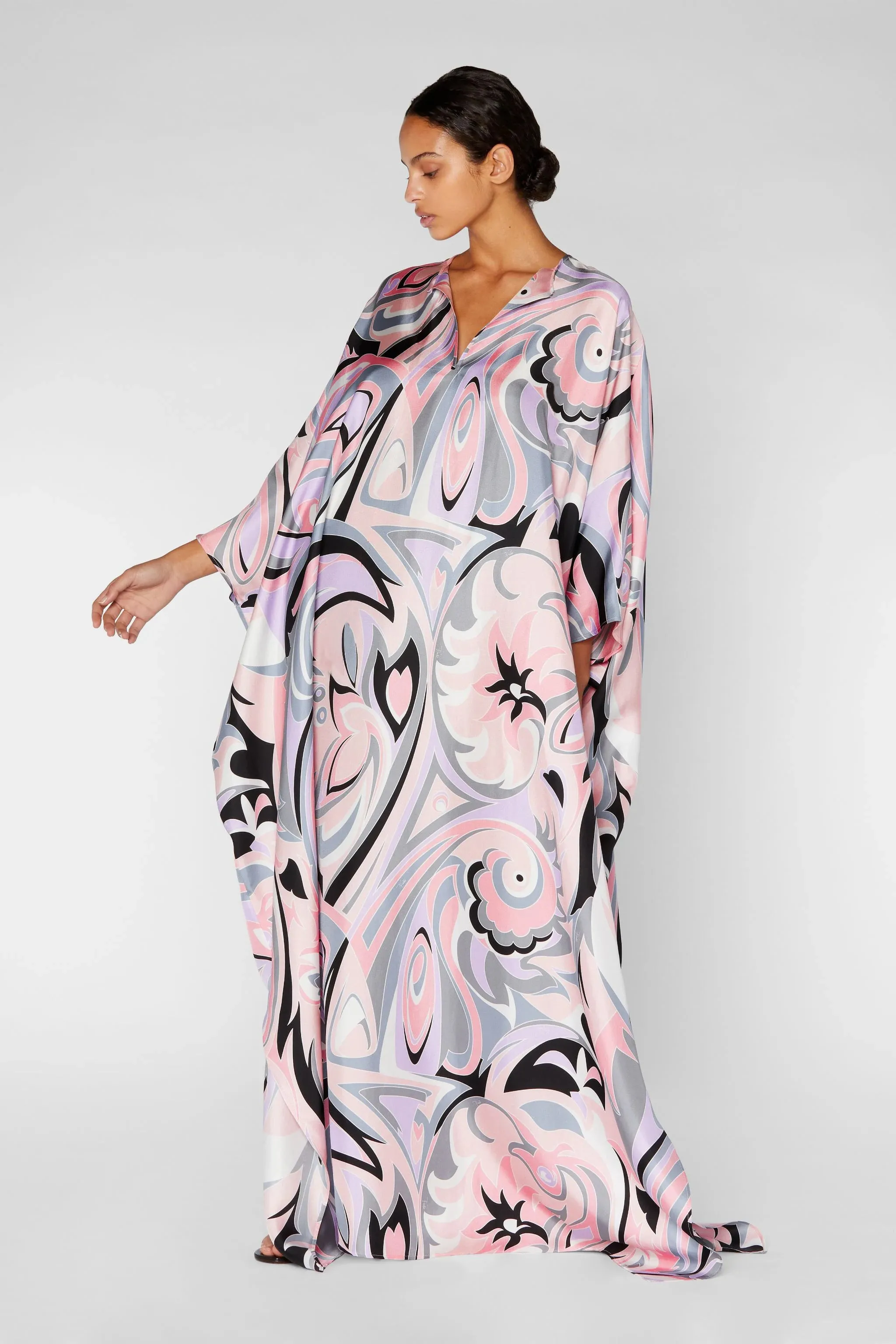 Premium Satin Silk Kaftan, Stylish or Occasion Wear Women's Kaftan