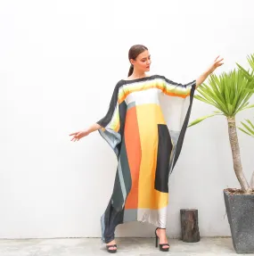 Premium Soft Satin Silk Kaftan – Lightweight and Elegant Kaftan For Women's
