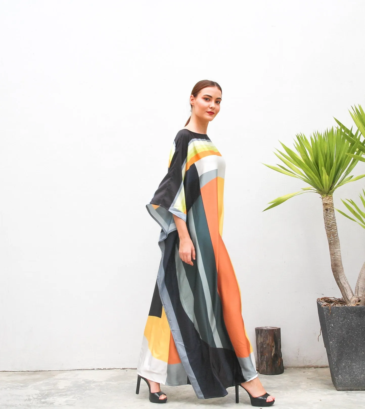 Premium Soft Satin Silk Kaftan – Lightweight and Elegant Kaftan For Women's