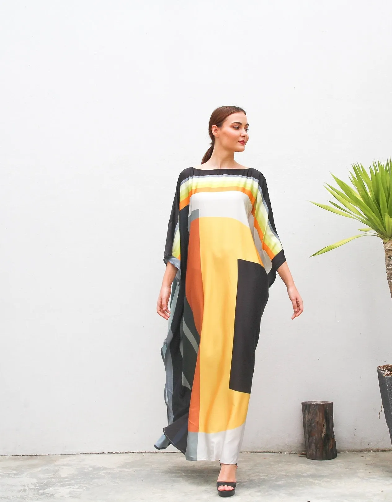 Premium Soft Satin Silk Kaftan – Lightweight and Elegant Kaftan For Women's