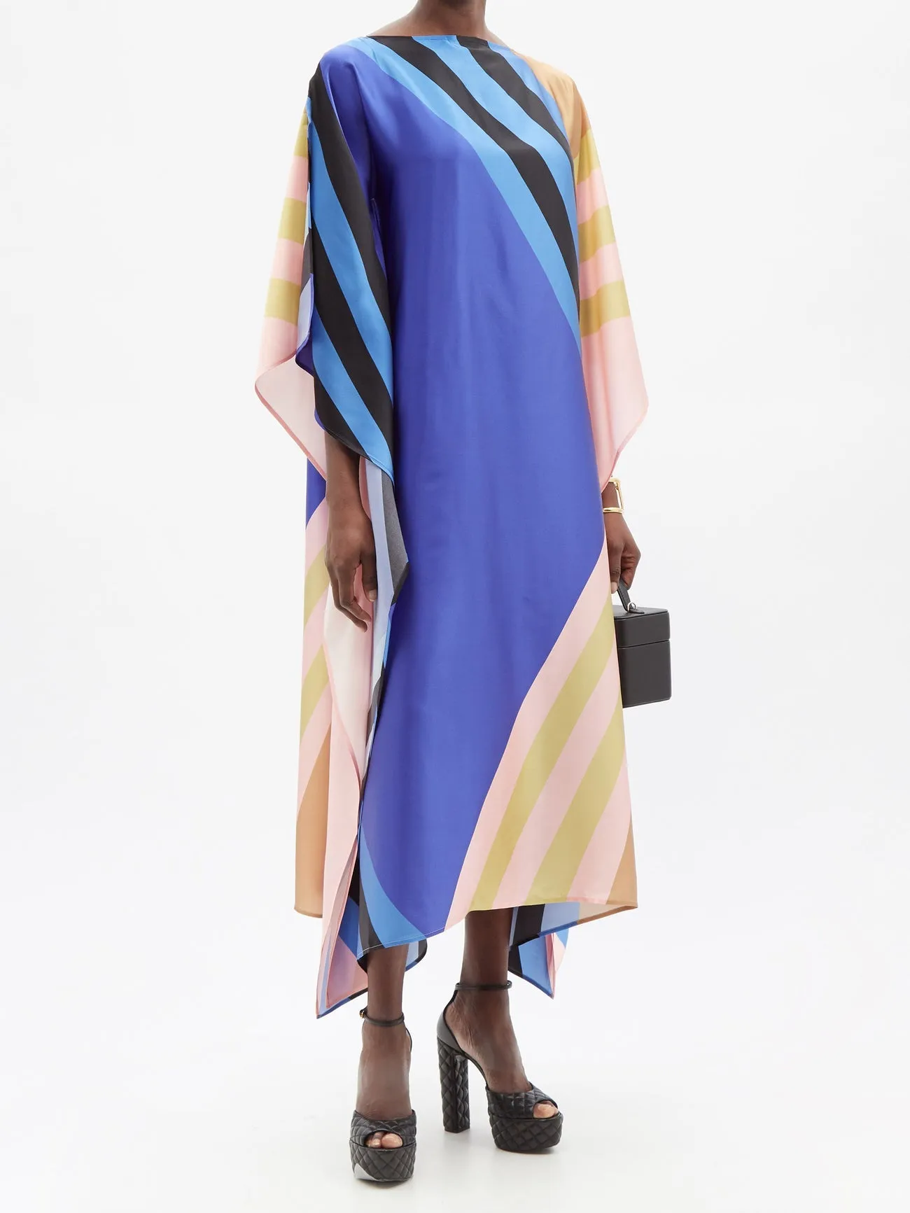 Premium Soft Satin Silk Kaftan, Occasion Wear Kaftan For Women's