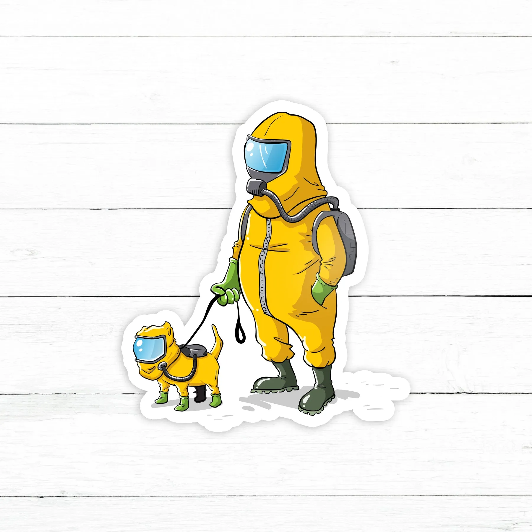 Quarantine Sticker | Waterproof Vinyl Decal | 3in