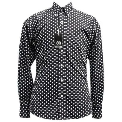 Relco - Polkadot Black & White - Shirt