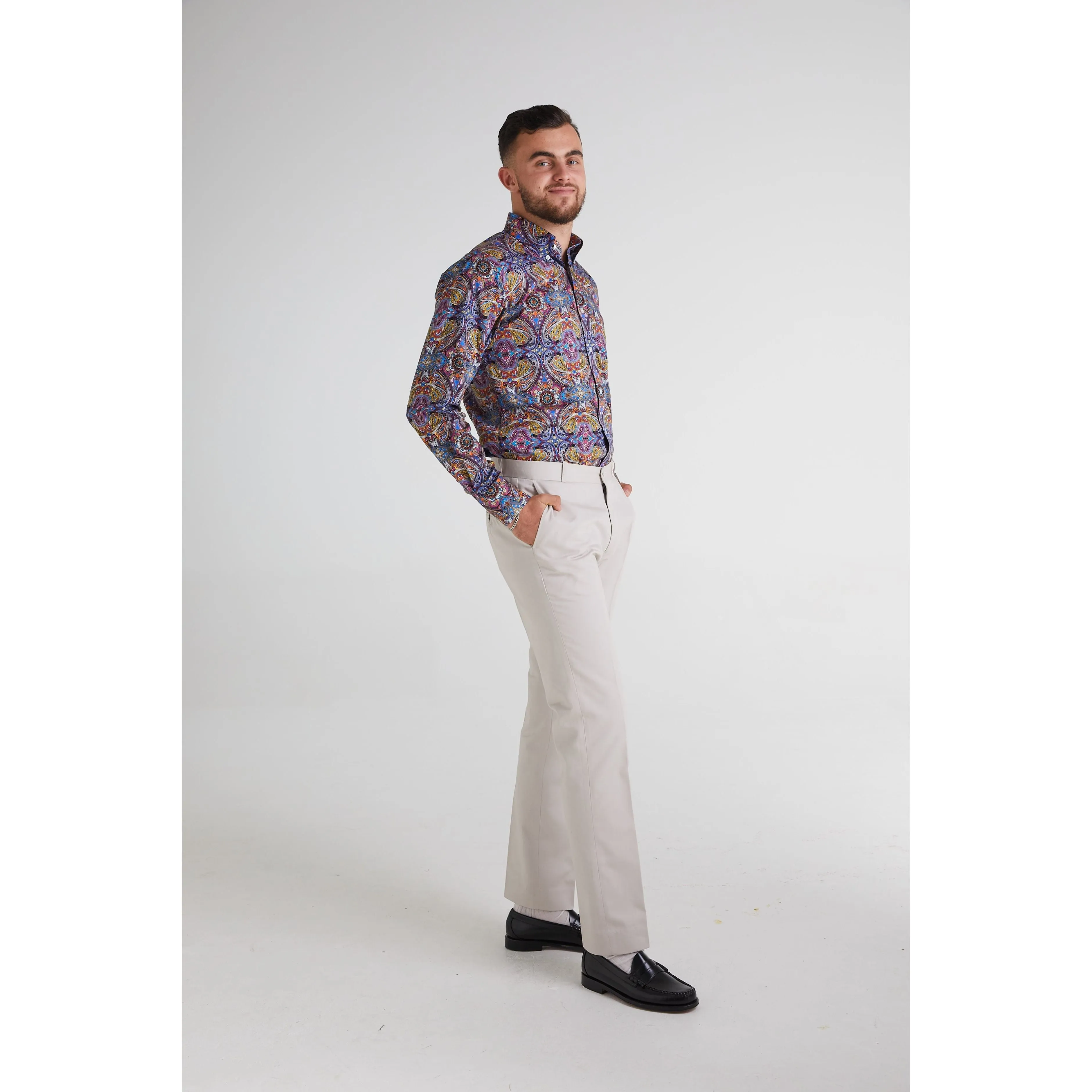 Relco - RSW-512-PLT Psychedelic Paisley - Shirt