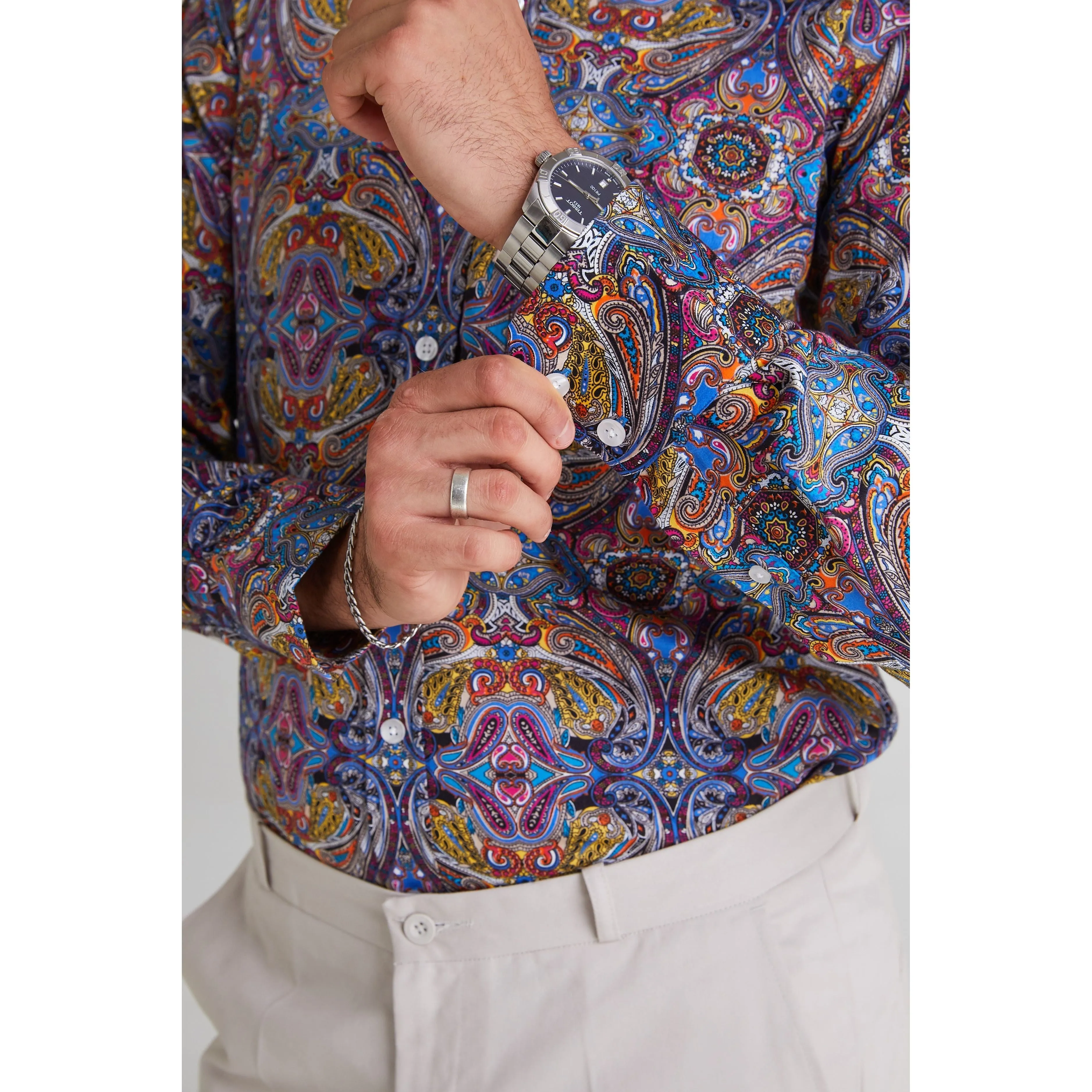 Relco - RSW-512-PLT Psychedelic Paisley - Shirt