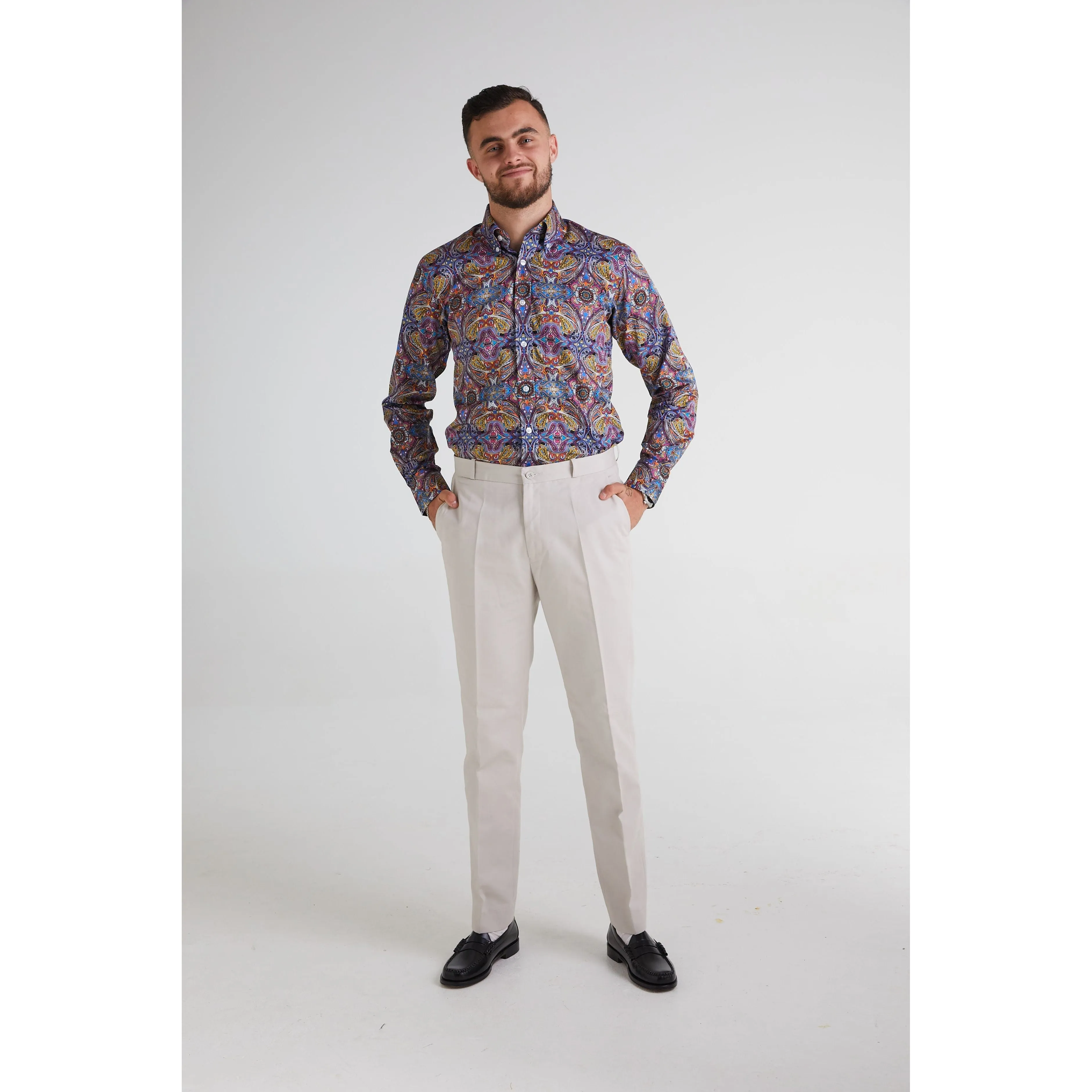 Relco - RSW-512-PLT Psychedelic Paisley - Shirt