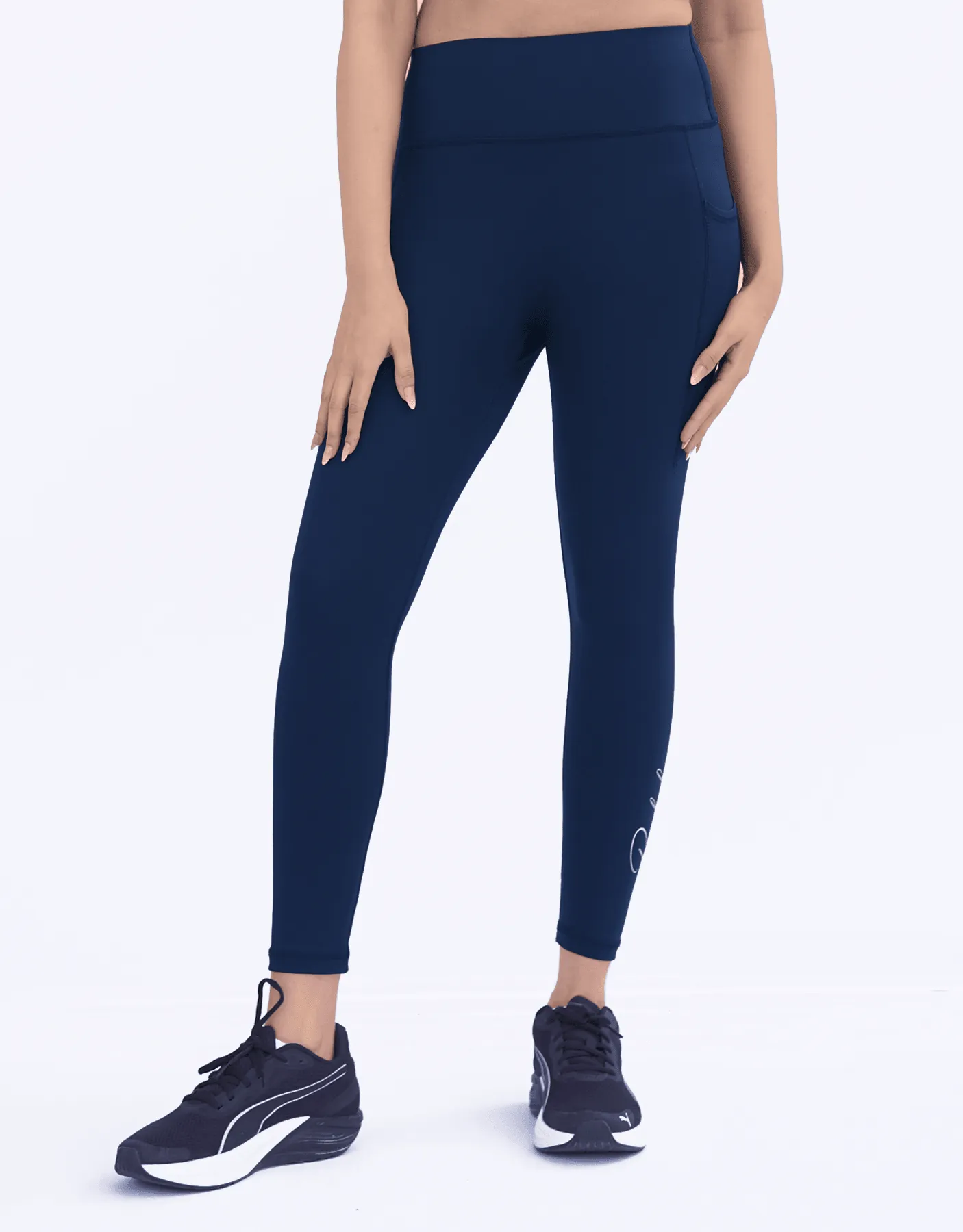 Seamless Pocket Legging - Navy