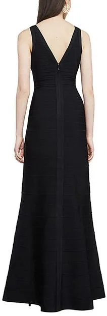 'Sienna' Essential Bandage Gown, Black
