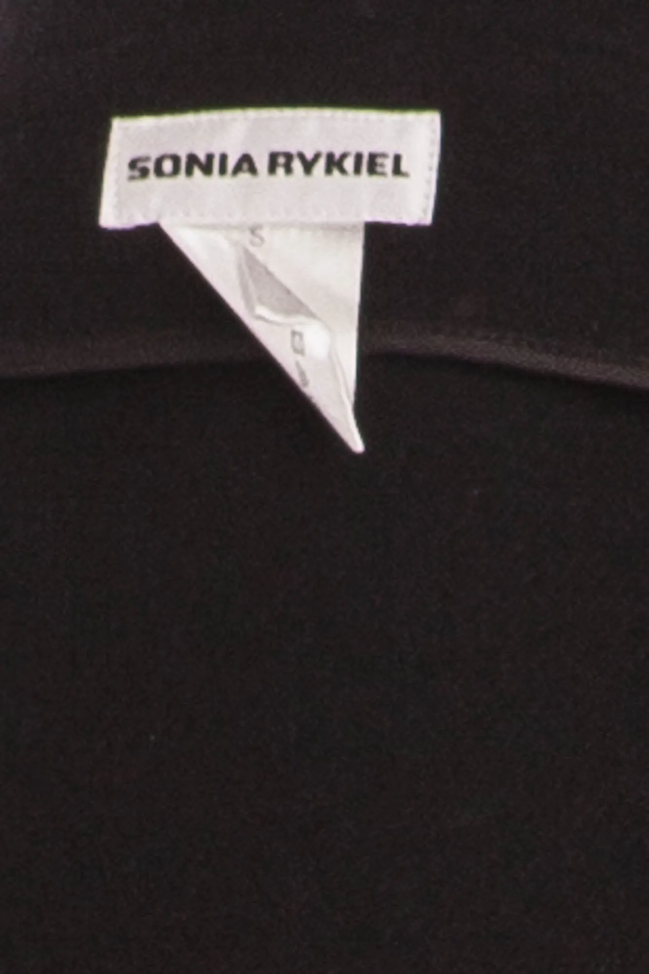 Sonia Rykiel - As Seen on the 2007 Runway Collection - Black Wool Coat - FR 38