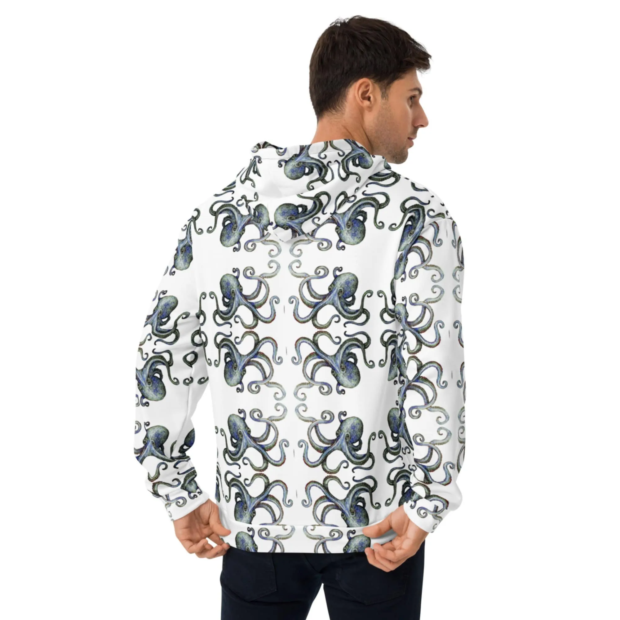'Squids in' Unisex Allover Print Hoody