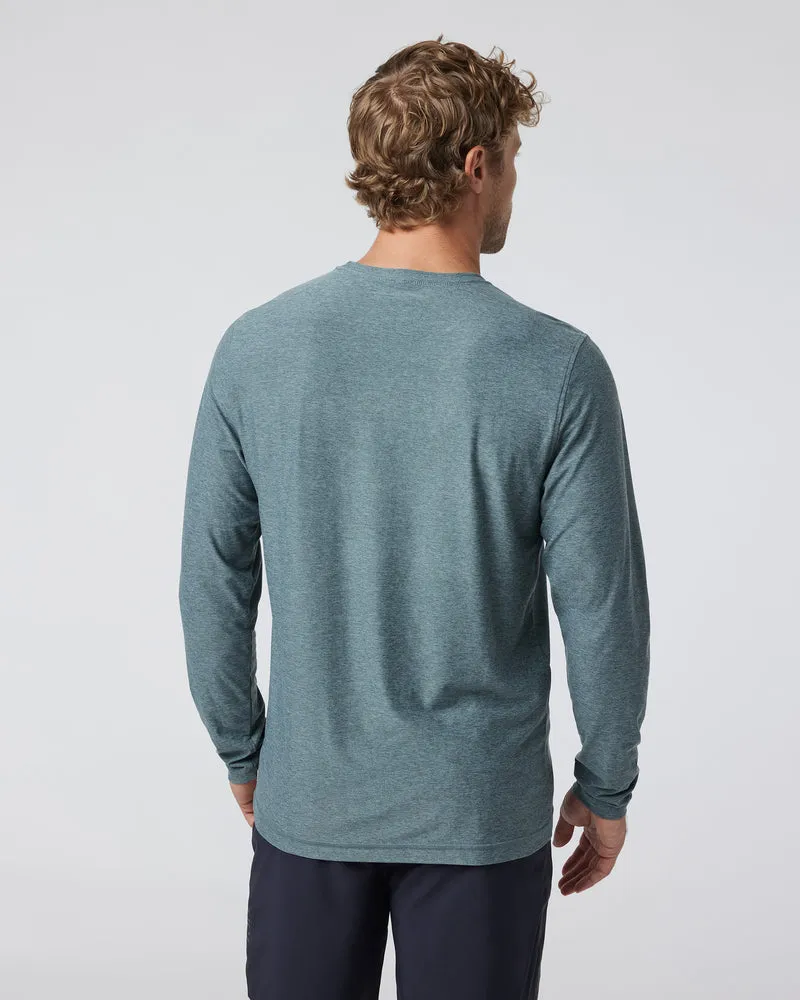 Strato Tech LS Tee: Kashmir Heather