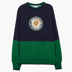 Sun Goddess Embroidery Sweatshirt