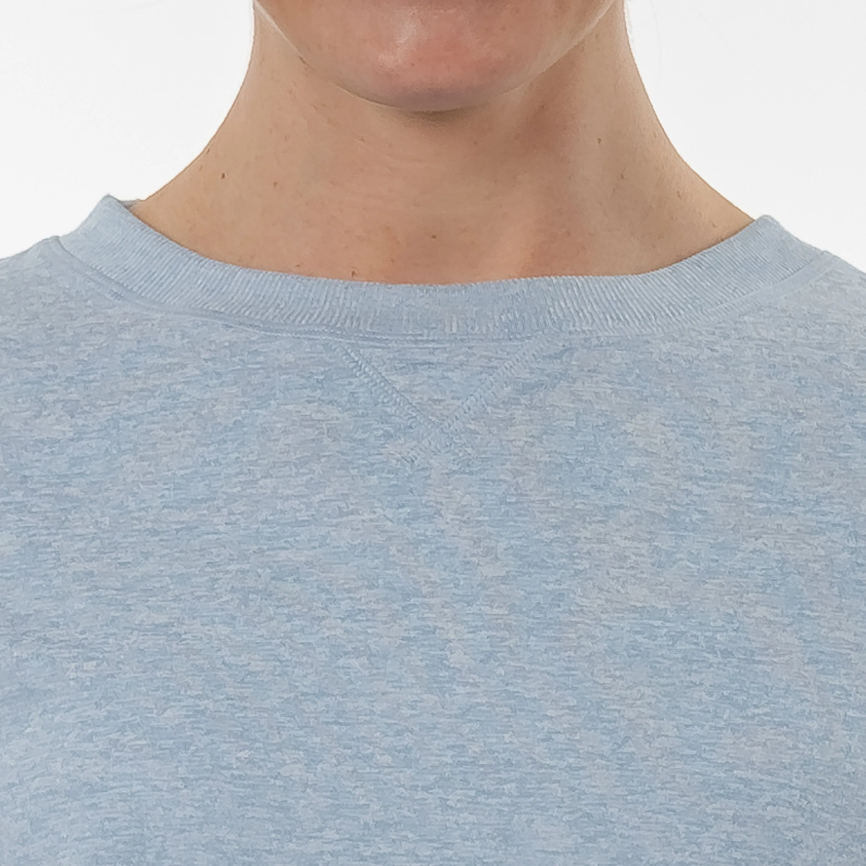 Swift Performance Crew | Heather - Ice Pick Blue/White