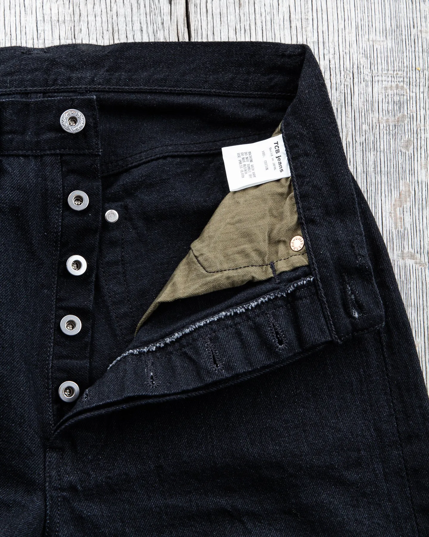 TCB Jeans S40's Black Jeans One Wash