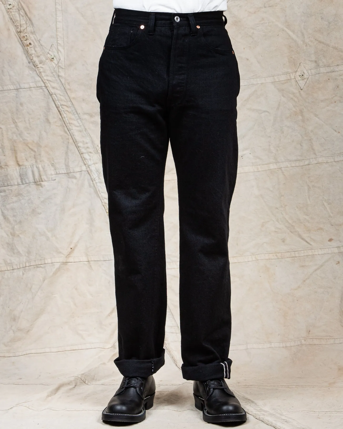 TCB Jeans S40's Black Jeans One Wash