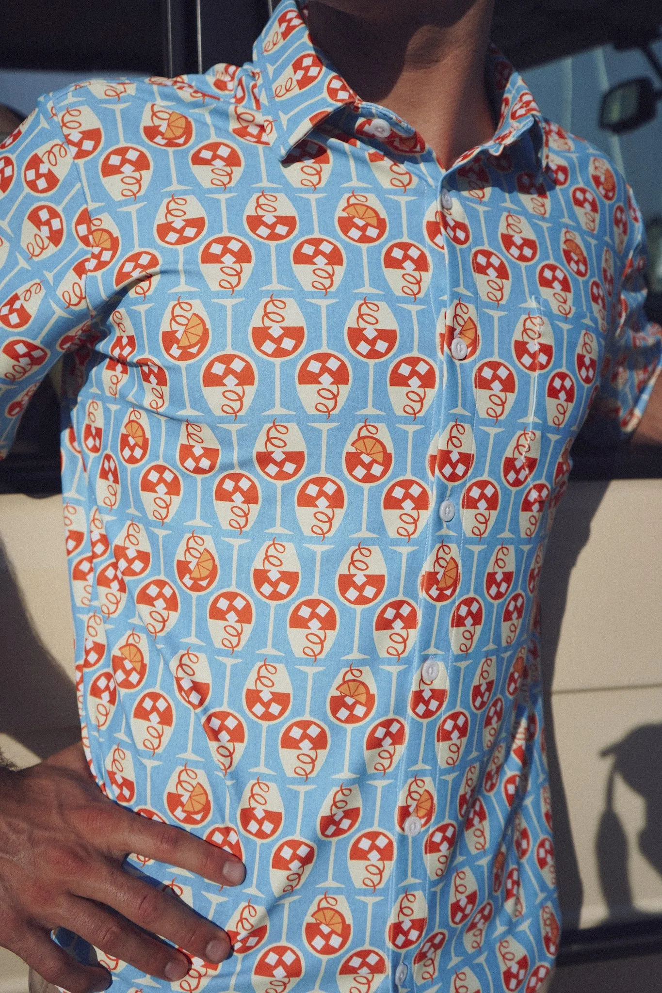 The Boatyard Button Down - Spritzed