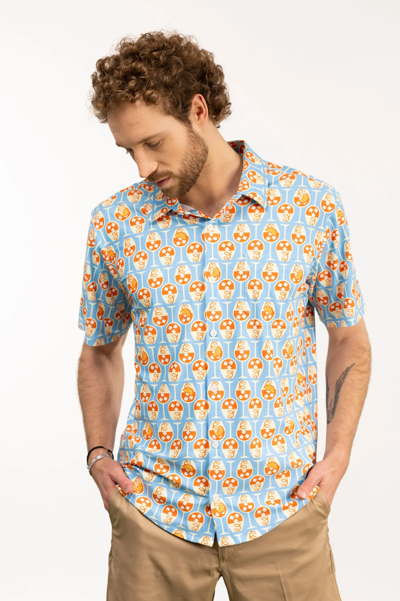 The Boatyard Button Down - Spritzed