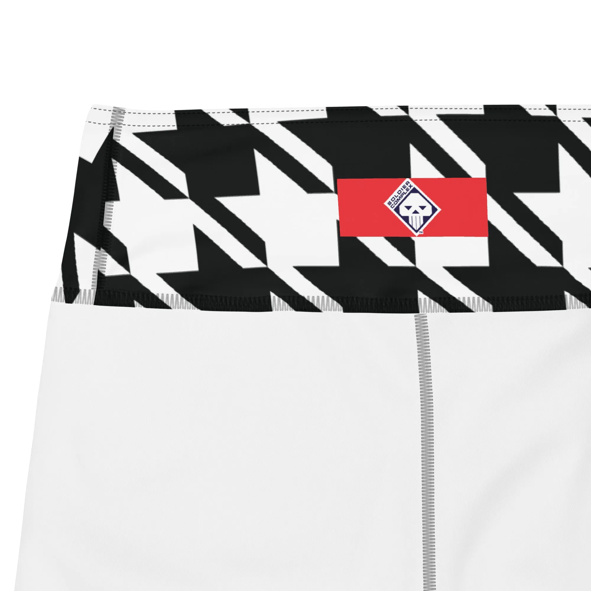 Trendy Training: Women's Houndstooth Yoga Leggings