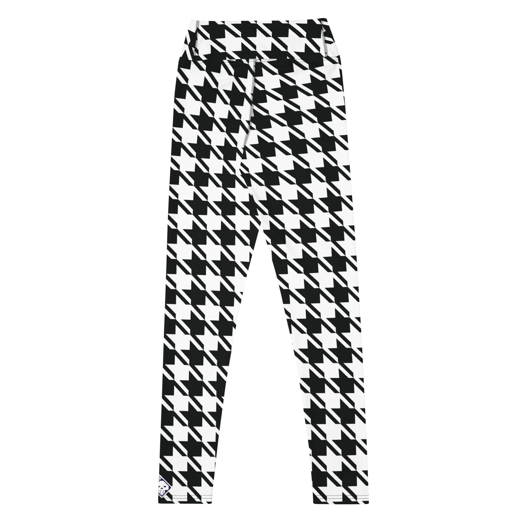 Trendy Training: Women's Houndstooth Yoga Leggings