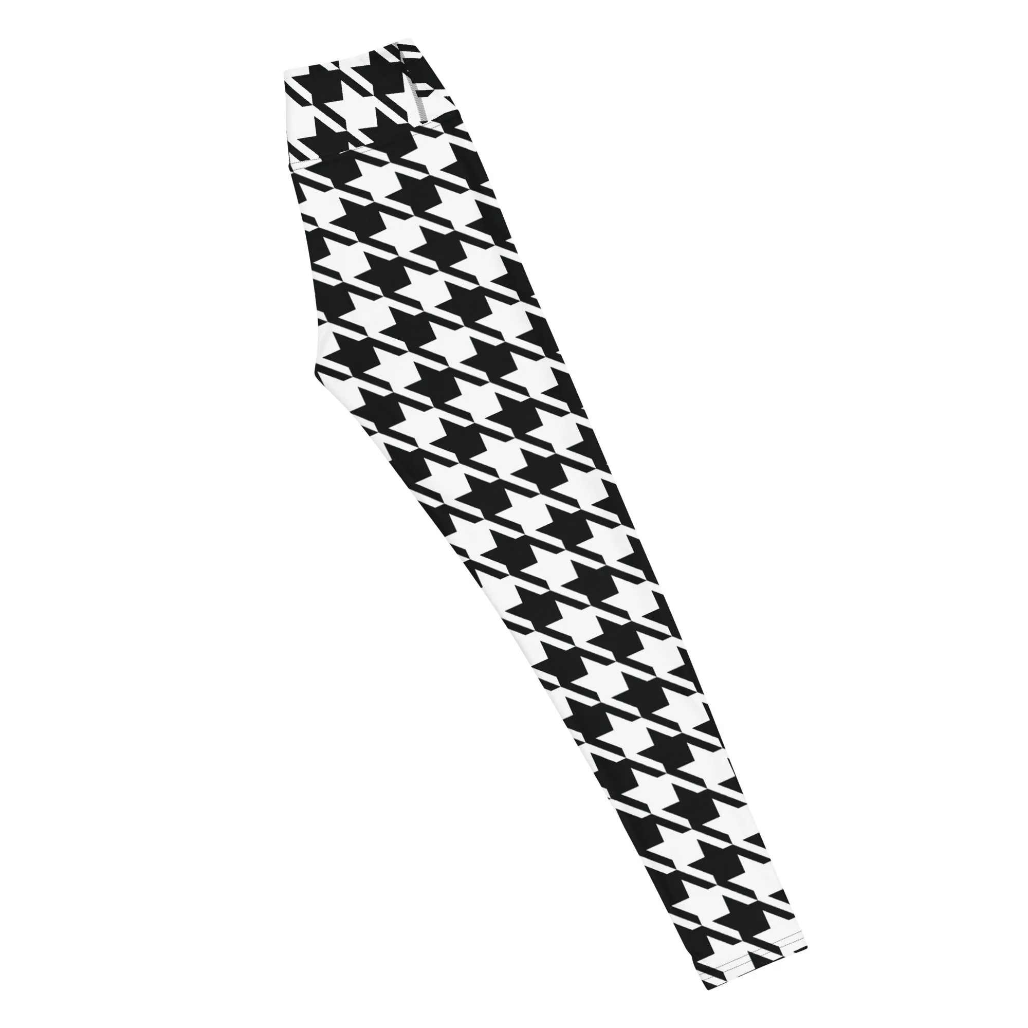 Trendy Training: Women's Houndstooth Yoga Leggings