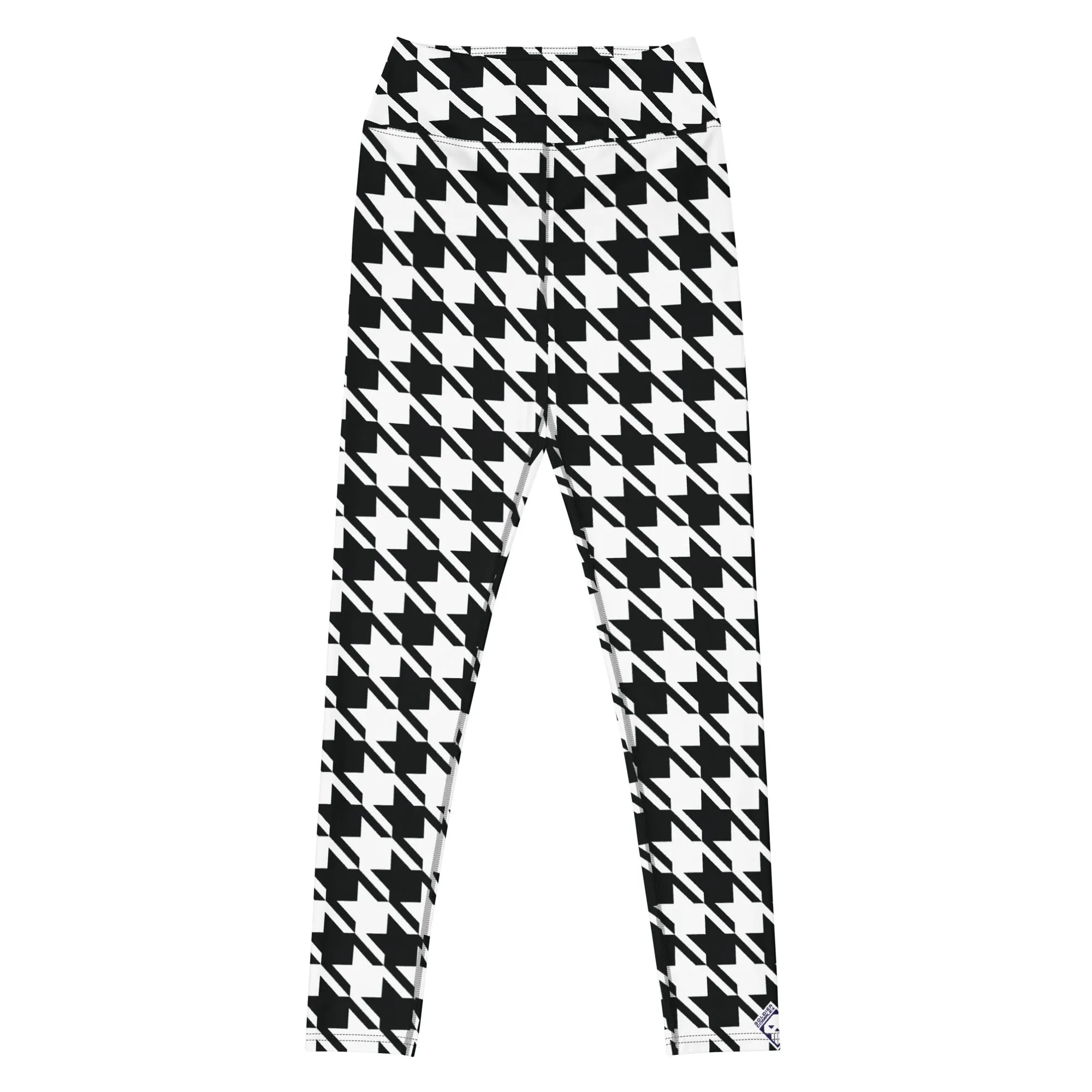 Trendy Training: Women's Houndstooth Yoga Leggings