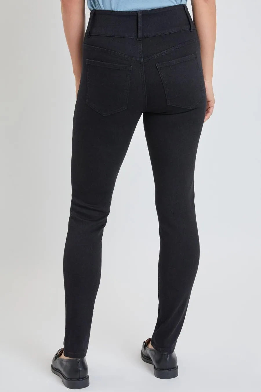 Women's 3 Button Signature Slim Stretch High Rise Skinny Jeans