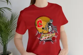 Womens Cukui Niner Gang Jersey Tee - Red (Online Exclusive)
