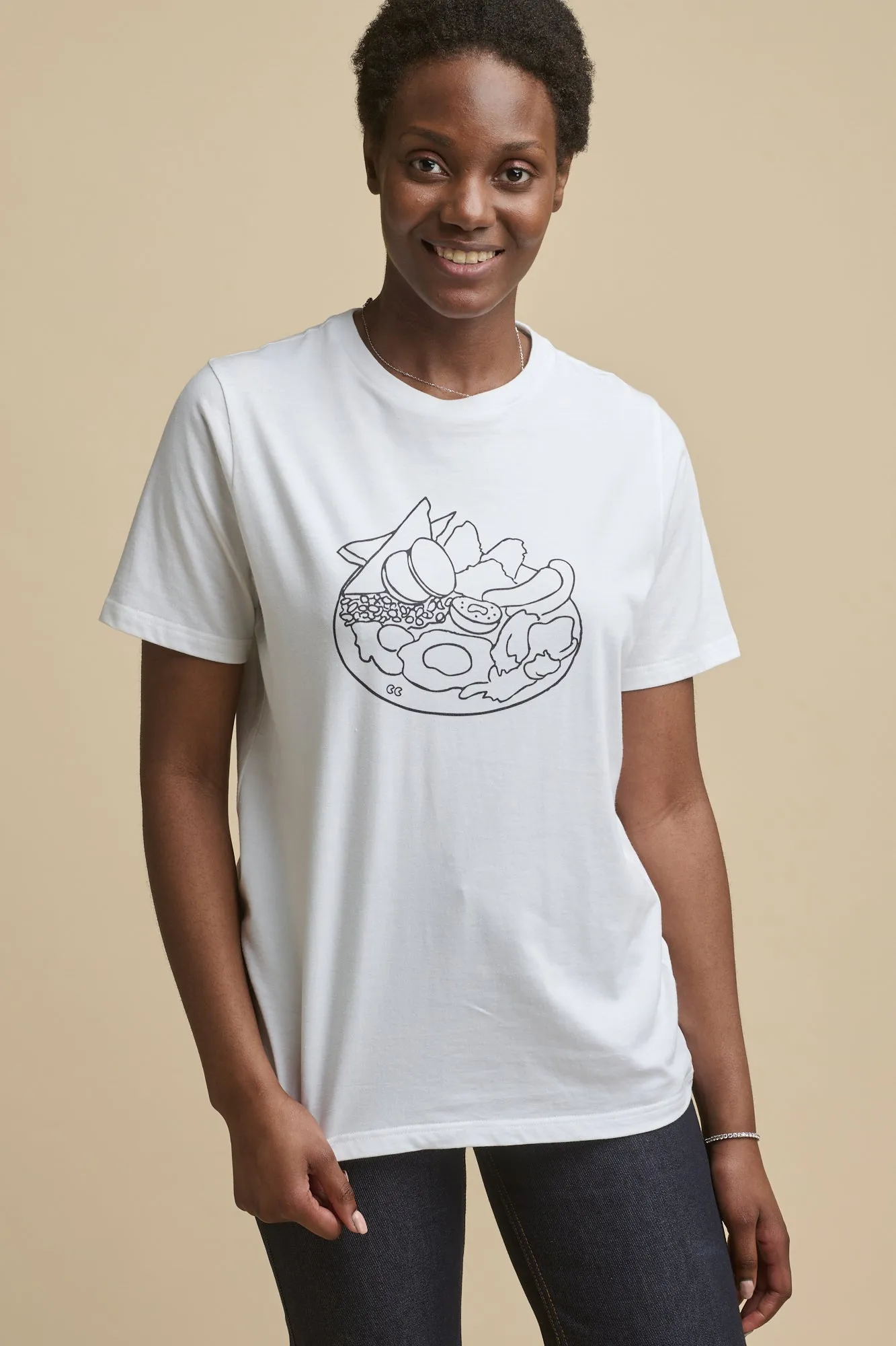 Women's Short Sleeve Graphic T Shirt - Full English