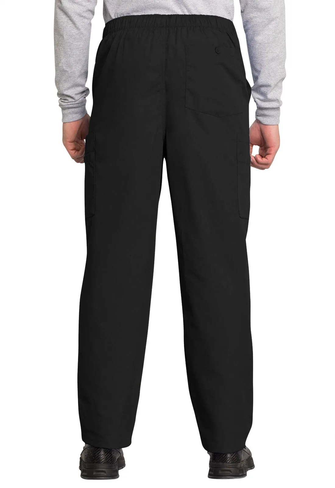 WW Originals Men's TALL Unisex Cargo Scrub Pant Black Small 4000T